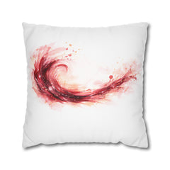 Wine Swirl Abstract Pillowcase — Vineyard Abstracts Decorative Throw Pillow