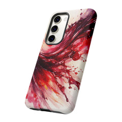 Wine Spill Abstract Art Case — Artistic Phone Case for Wine Lovers