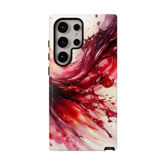 Wine Spill Abstract Art Case — Artistic Phone Case for Wine Lovers