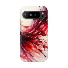 Wine Spill Abstract Art Case — Artistic Phone Case for Wine Lovers