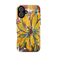 Abstract Floral Tough Cases - Original Unique Sentiments Design