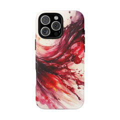 Wine Spill Abstract Art Case — Artistic Phone Case for Wine Lovers