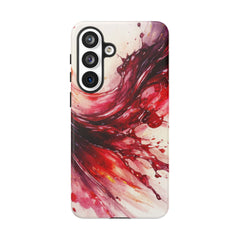 Wine Spill Abstract Art Case — Artistic Phone Case for Wine Lovers