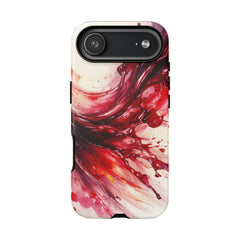 Wine Spill Abstract Art Case — Artistic Phone Case for Wine Lovers