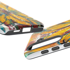Abstract Floral Tough Cases - Original Unique Sentiments Design