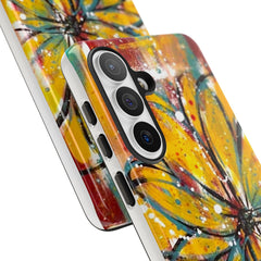 Abstract Floral Tough Cases - Original Unique Sentiments Design