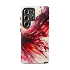 Wine Spill Abstract Art Case — Artistic Phone Case for Wine Lovers