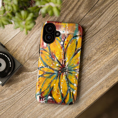 Abstract Floral Tough Cases - Original Unique Sentiments Design