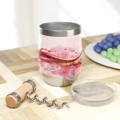 Chill Wine Tumbler – Abstract Wine Spill Glass Design (Wine & Cozy Collection)