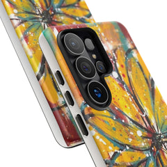 Abstract Floral Tough Cases - Original Unique Sentiments Design