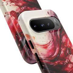 Wine Spill Abstract Art Case — Artistic Phone Case for Wine Lovers