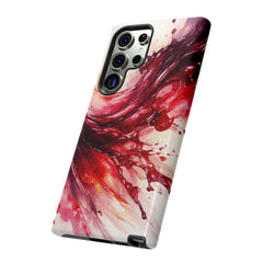 Wine Spill Abstract Art Case — Artistic Phone Case for Wine Lovers
