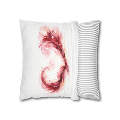 Vinyard Abstracts Series Heart Wine-Spill Pillowcase - Wine & Cozy Collection
