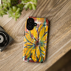 Abstract Floral Tough Cases - Original Unique Sentiments Design