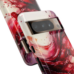 Wine Spill Abstract Art Case — Artistic Phone Case for Wine Lovers