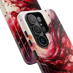 Wine Spill Abstract Art Case — Artistic Phone Case for Wine Lovers