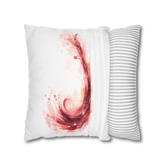 Wine Swirl Abstract Pillowcase — Vineyard Abstracts Decorative Throw Pillow