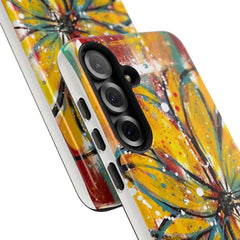 Abstract Floral Tough Cases - Original Unique Sentiments Design