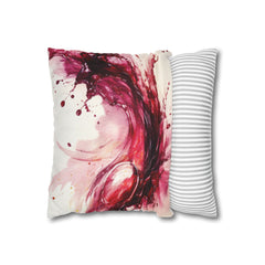 Vineyard Abstracts Wine Spill Decorative Pillowcase