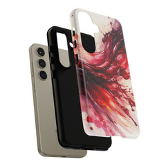 Wine Spill Abstract Art Case — Artistic Phone Case for Wine Lovers