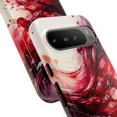 Wine Spill Abstract Art Case — Artistic Phone Case for Wine Lovers