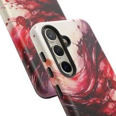 Wine Spill Abstract Art Case — Artistic Phone Case for Wine Lovers