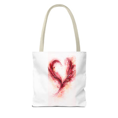 Wine-Inspired Abstract Tote Bag — Artistic Vineyard Print