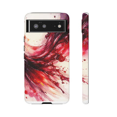 Wine Spill Abstract Art Case — Artistic Phone Case for Wine Lovers