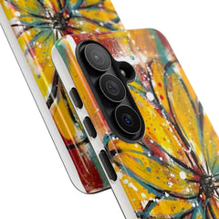 Abstract Floral Tough Cases - Original Unique Sentiments Design