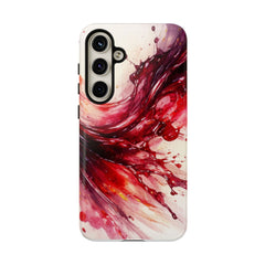Wine Spill Abstract Art Case — Artistic Phone Case for Wine Lovers