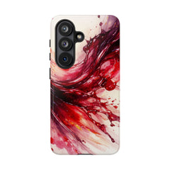 Wine Spill Abstract Art Case — Artistic Phone Case for Wine Lovers