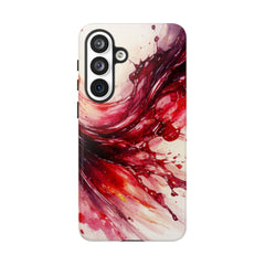 Wine Spill Abstract Art Case — Artistic Phone Case for Wine Lovers