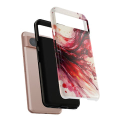 Wine Spill Abstract Art Case — Artistic Phone Case for Wine Lovers
