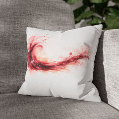 Wine Swirl Abstract Pillowcase — Vineyard Abstracts Decorative Throw Pillow