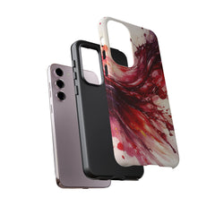 Wine Spill Abstract Art Case — Artistic Phone Case for Wine Lovers