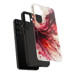 Wine Spill Abstract Art Case — Artistic Phone Case for Wine Lovers