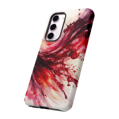 Wine Spill Abstract Art Case — Artistic Phone Case for Wine Lovers