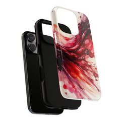 Wine Spill Abstract Art Case — Artistic Phone Case for Wine Lovers