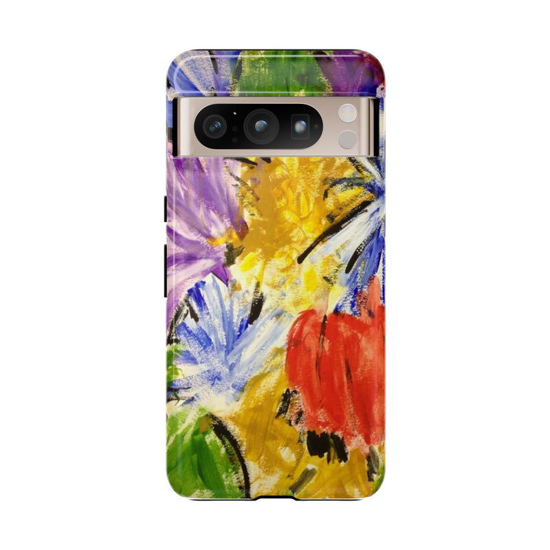 Abstract Floral Tough Case — Unique Sentiments Exclusive