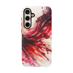 Wine Spill Abstract Art Case — Artistic Phone Case for Wine Lovers