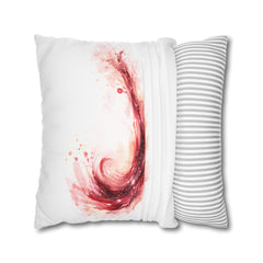 Wine Swirl Abstract Pillowcase — Vineyard Abstracts Decorative Throw Pillow