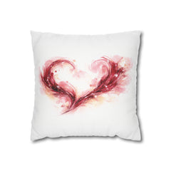 Vinyard Abstracts Series Heart Wine-Spill Pillowcase - Wine & Cozy Collection