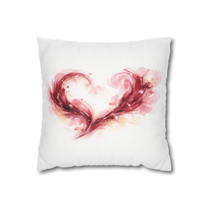 Vinyard Abstracts Series Heart Wine-Spill Pillowcase - Wine & Cozy Collection