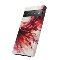 Wine Spill Abstract Art Case — Artistic Phone Case for Wine Lovers