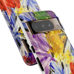 Abstract Floral Tough Case — Unique Sentiments Exclusive