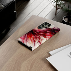 Wine Spill Abstract Art Case — Artistic Phone Case for Wine Lovers