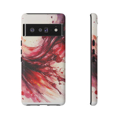 Wine Spill Abstract Art Case — Artistic Phone Case for Wine Lovers