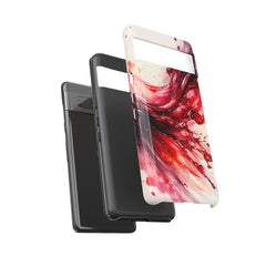 Wine Spill Abstract Art Case — Artistic Phone Case for Wine Lovers