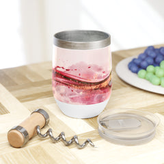 Chill Wine Tumbler – Abstract Wine Spill Glass Design (Wine & Cozy Collection)