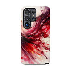 Wine Spill Abstract Art Case — Artistic Phone Case for Wine Lovers
